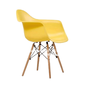 Splendid Plastic Chair With Stainless Steel Legs And Wonderful Backrest