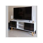 Modern wooden tv stand  4ft