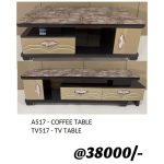 Marble coffee table + Tv stand