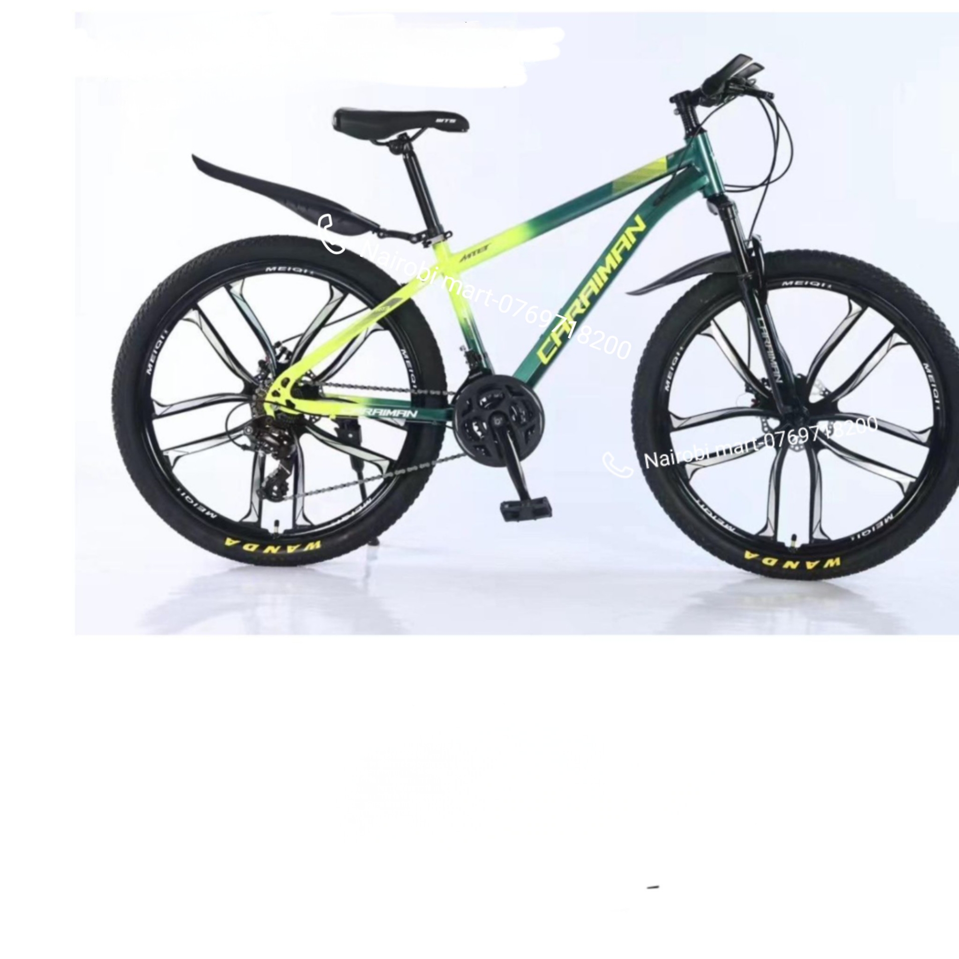 size 26 chrome rim caraman 21 speed mountain bike