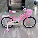 size 20 ladybird kid bike children bike with front basket and back seat