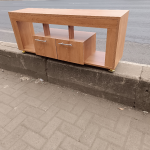 wooden modern tv stand