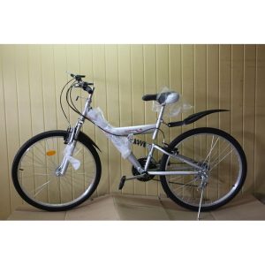 size 26 adjustable mountain bike with 3 shocks and gear