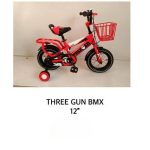 size 12 kids adjustable bicycle with a front metallic basket and a heavy duty carrier Age 2 to 5 yrs