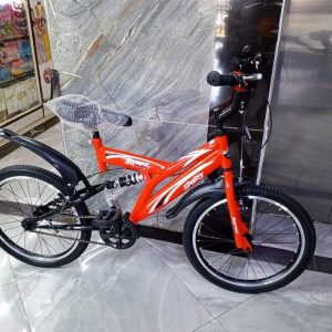 size 20 super sport kids adjustable mountain bike with shocks Age 6 to 12 yrs