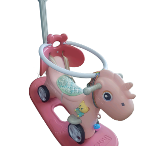 happy natty horse push handle ride