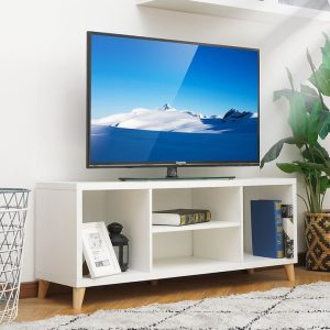 open drawerless tv stands