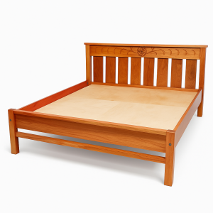 5 by 6 mahogany wooden bed