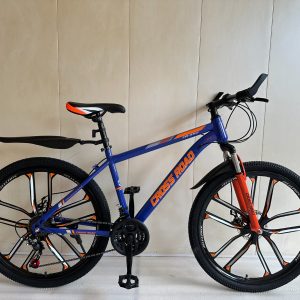 Size 26 spokeless chrome wheels mountain bike with 21 gear speed disc brakes