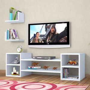 open drawerless tv stands